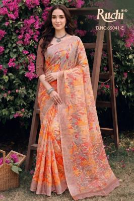 Ruchi saffron chiffon 272 online shopping surat